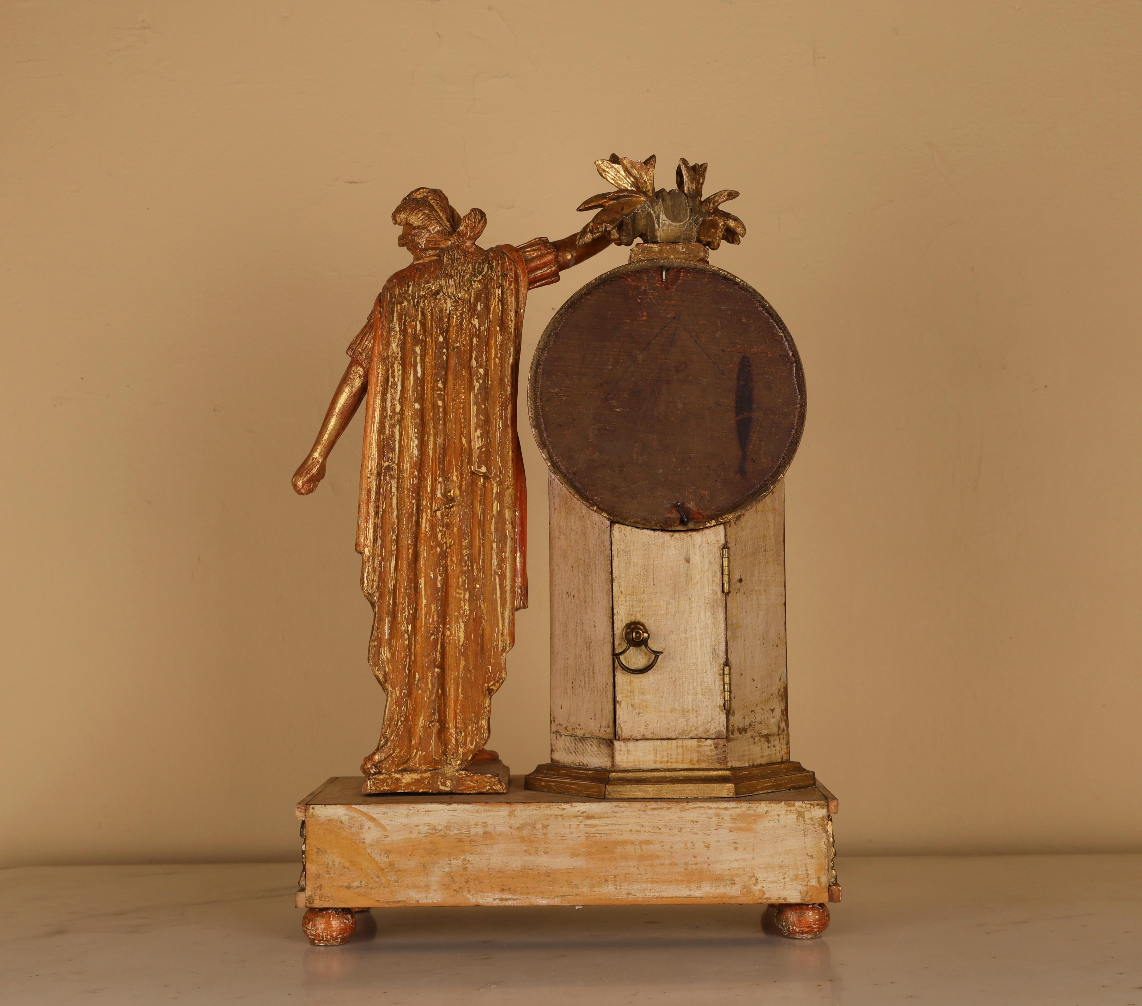 19th Century Empire Mantel Clock For Sale 1