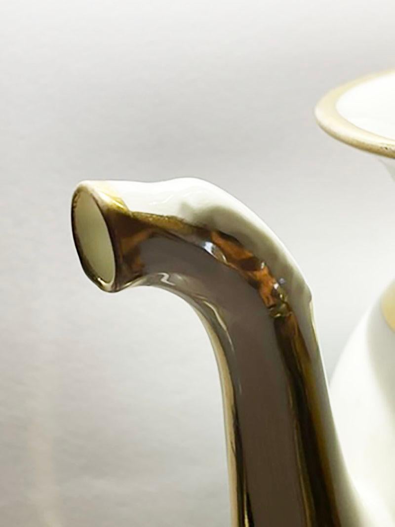 Porcelain 19th Century Empire Old Paris porcelain tea and coffee set For Sale