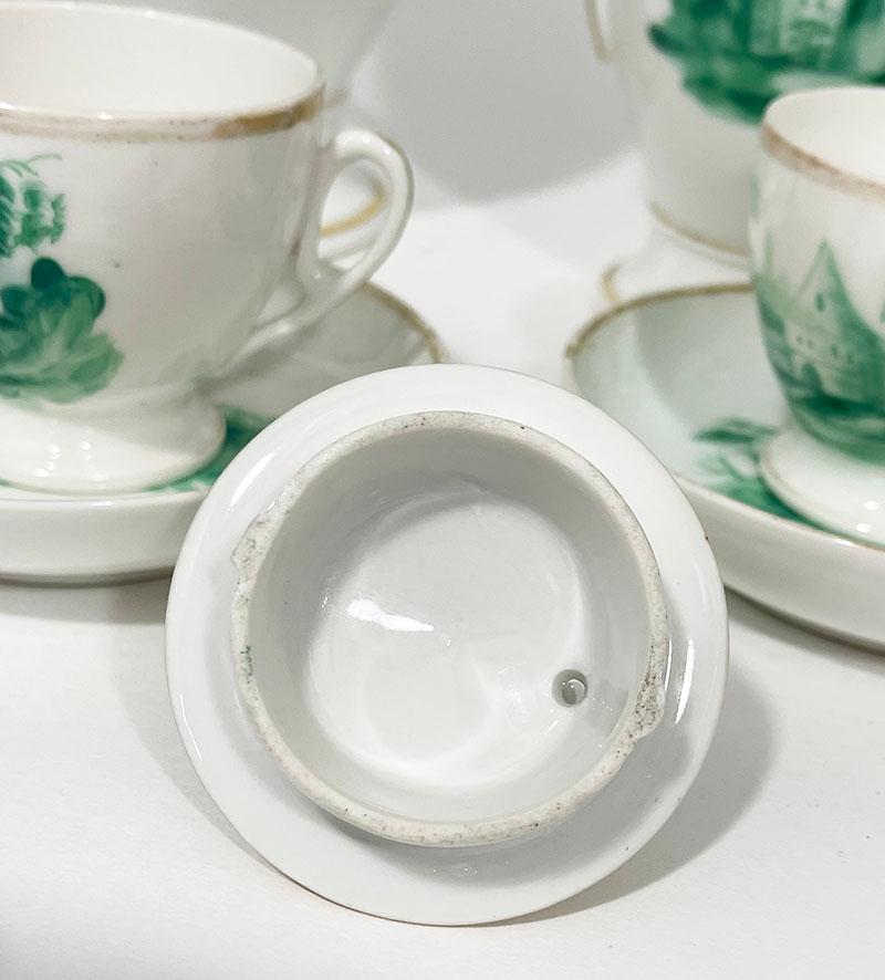 19th Century Empire Old Paris porcelain tea and coffee set For Sale 1