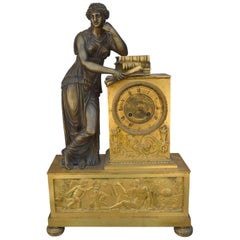 19th Century Empire Pendulum from "French National Furniture" Called "The study"