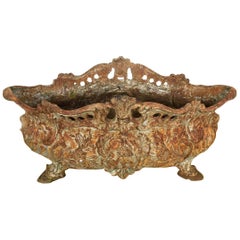 19th Century Empire Period Cast Iron Planter