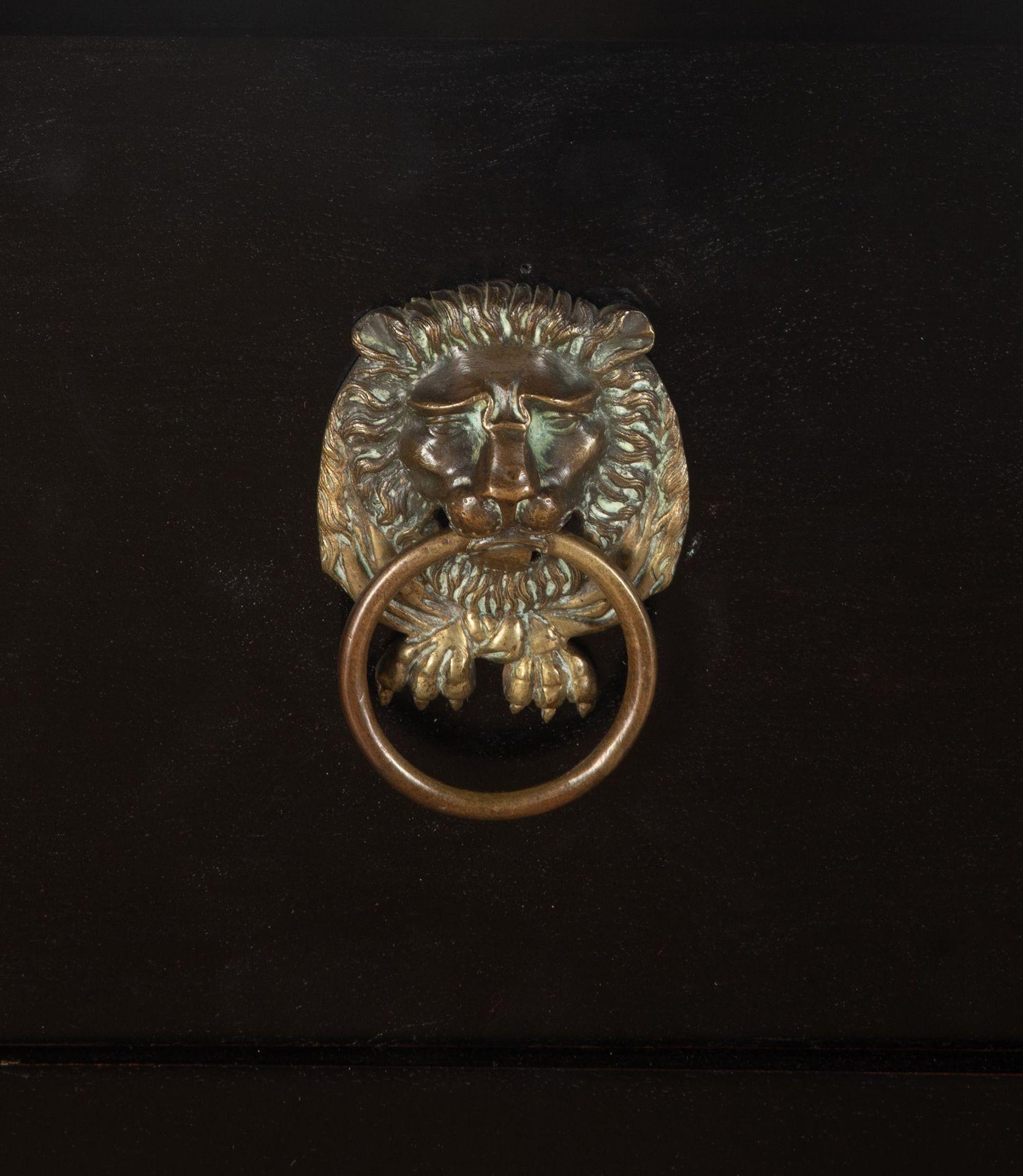 19th Century Empire Period Ebonised Commode 3