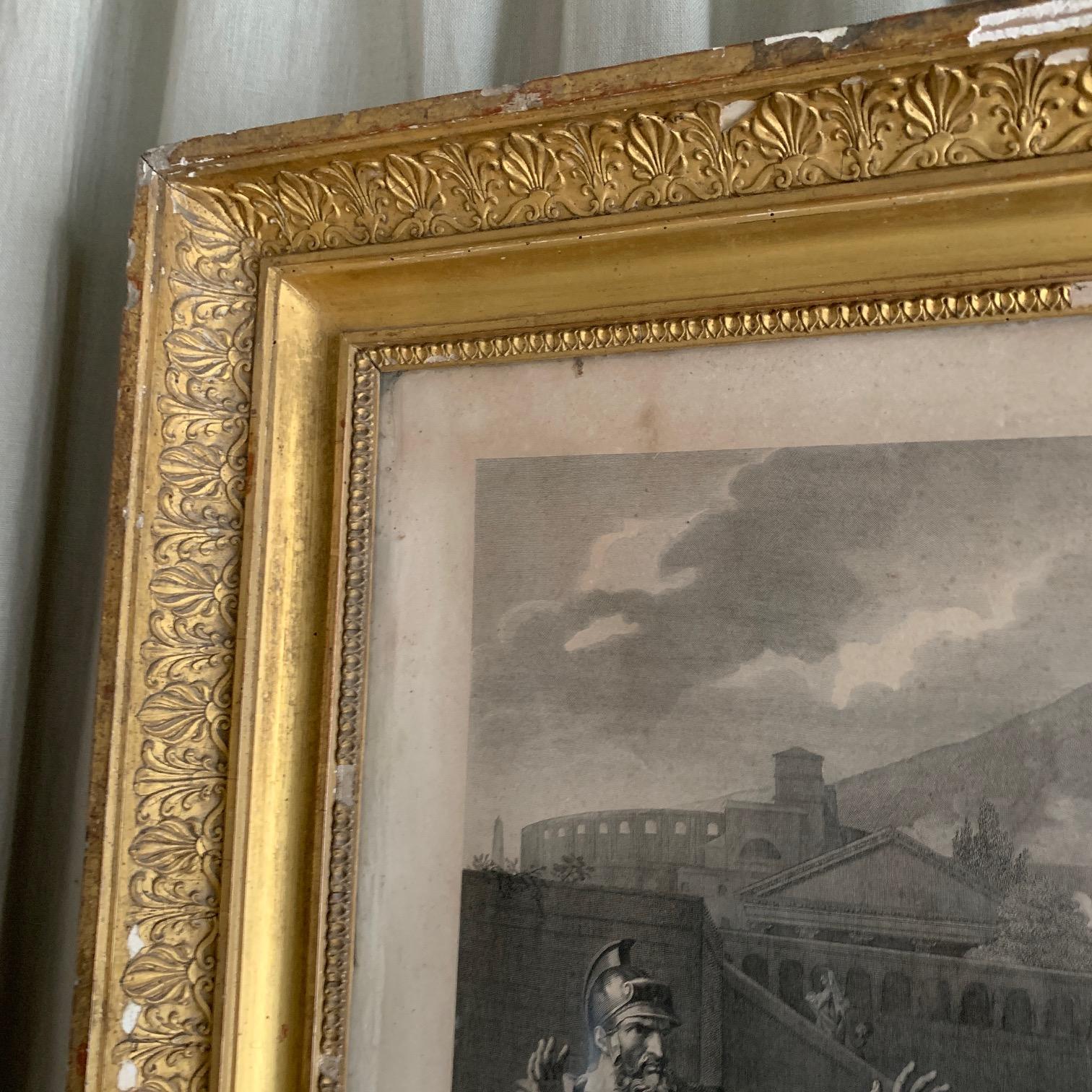 19th Century Empire Period Engraving For Sale 2