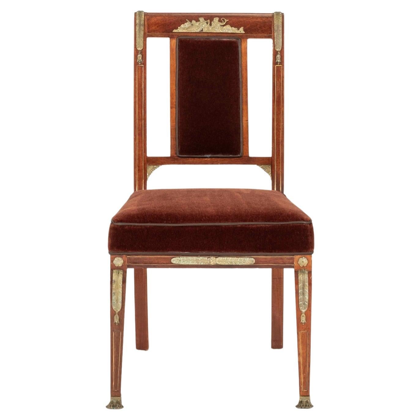 19th Century Empire Revival Side Chair