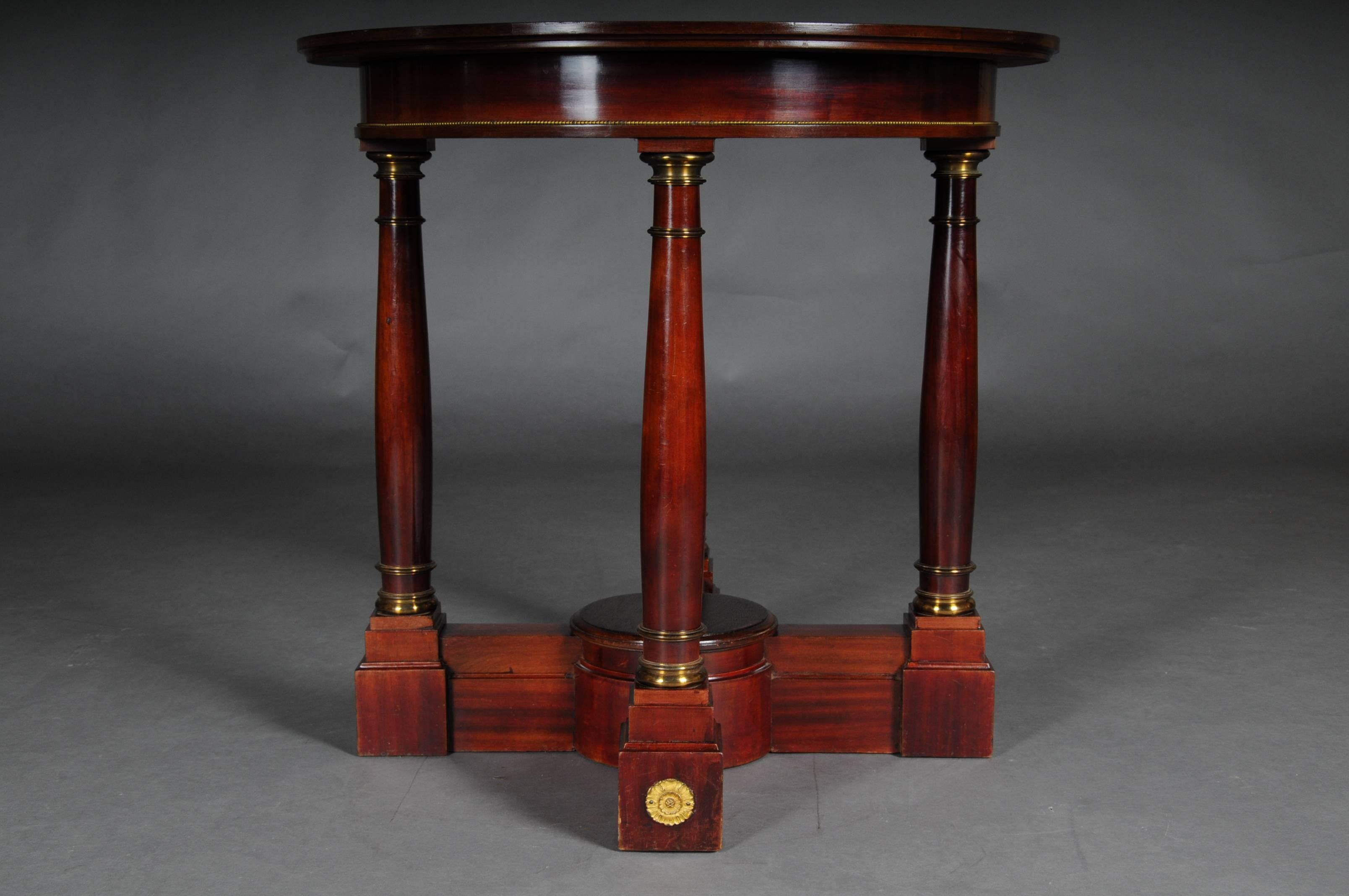 19th Century Empire Salon Table, 1890 In Good Condition For Sale In Berlin, DE