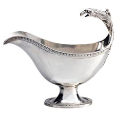 19th Century Empire Silver Sauceboat
