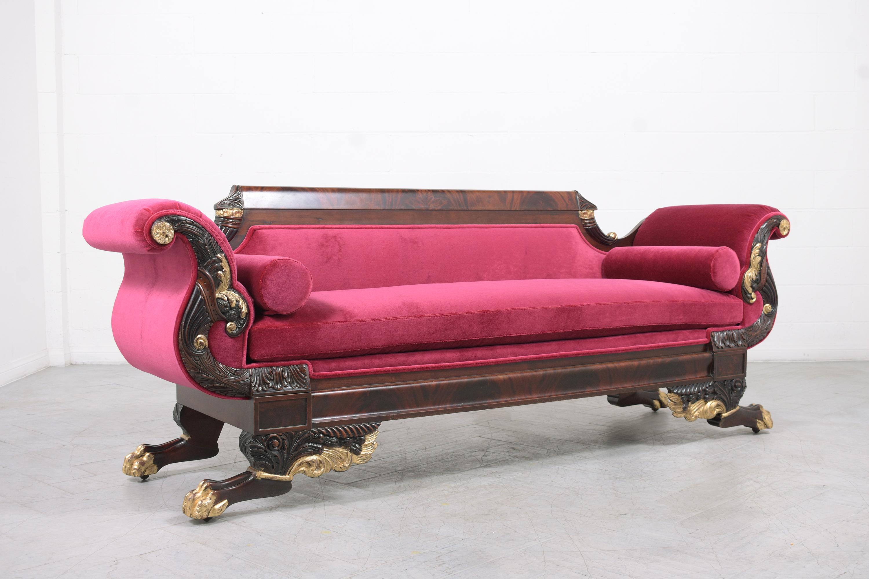 19th Century Empire Sofa 3