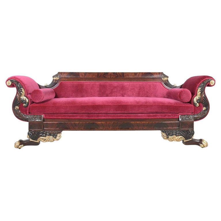 19th Century Empire Sofa For Sale at 1stDibs