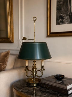 19th century Empire Style Bronze Bouillotte Lamp, 1890s