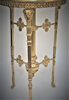 19th Century Empire Style Bronze Table