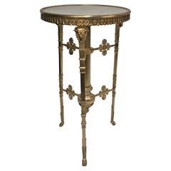 19th Century Empire Style Bronze Table