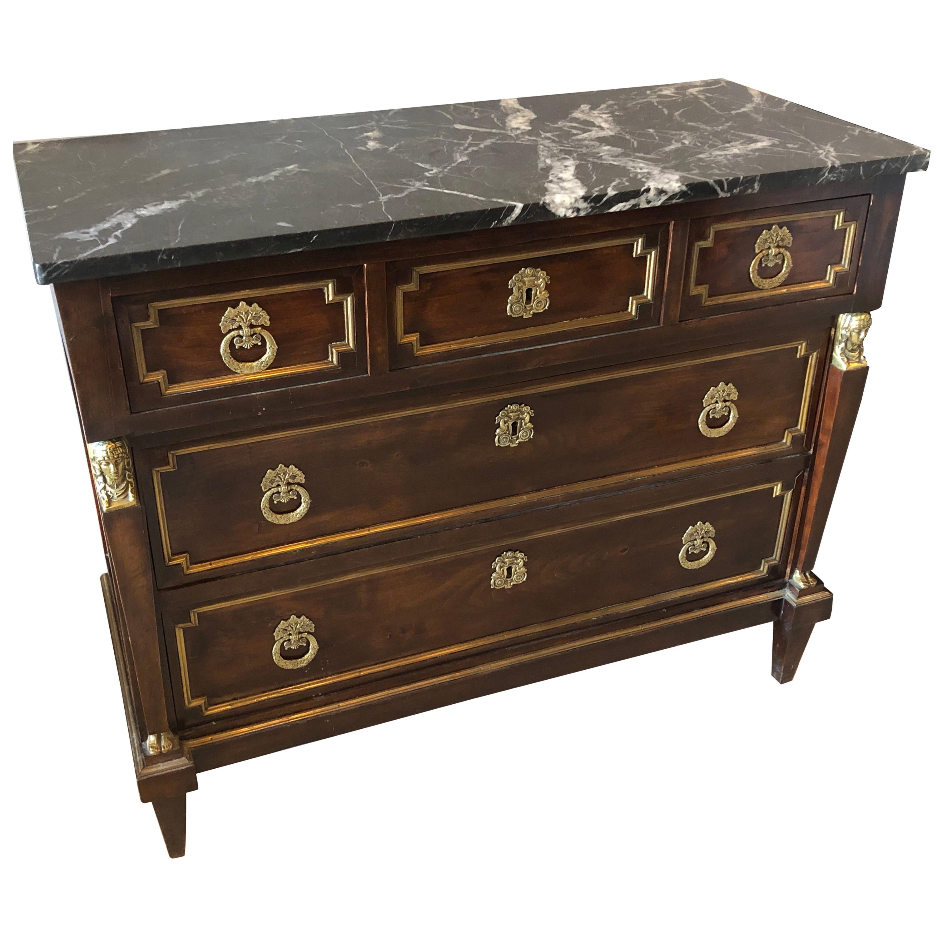 19th Century Empire Style Commode or Nightstand