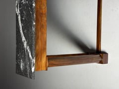19th-century Empire-style side table in mahogany