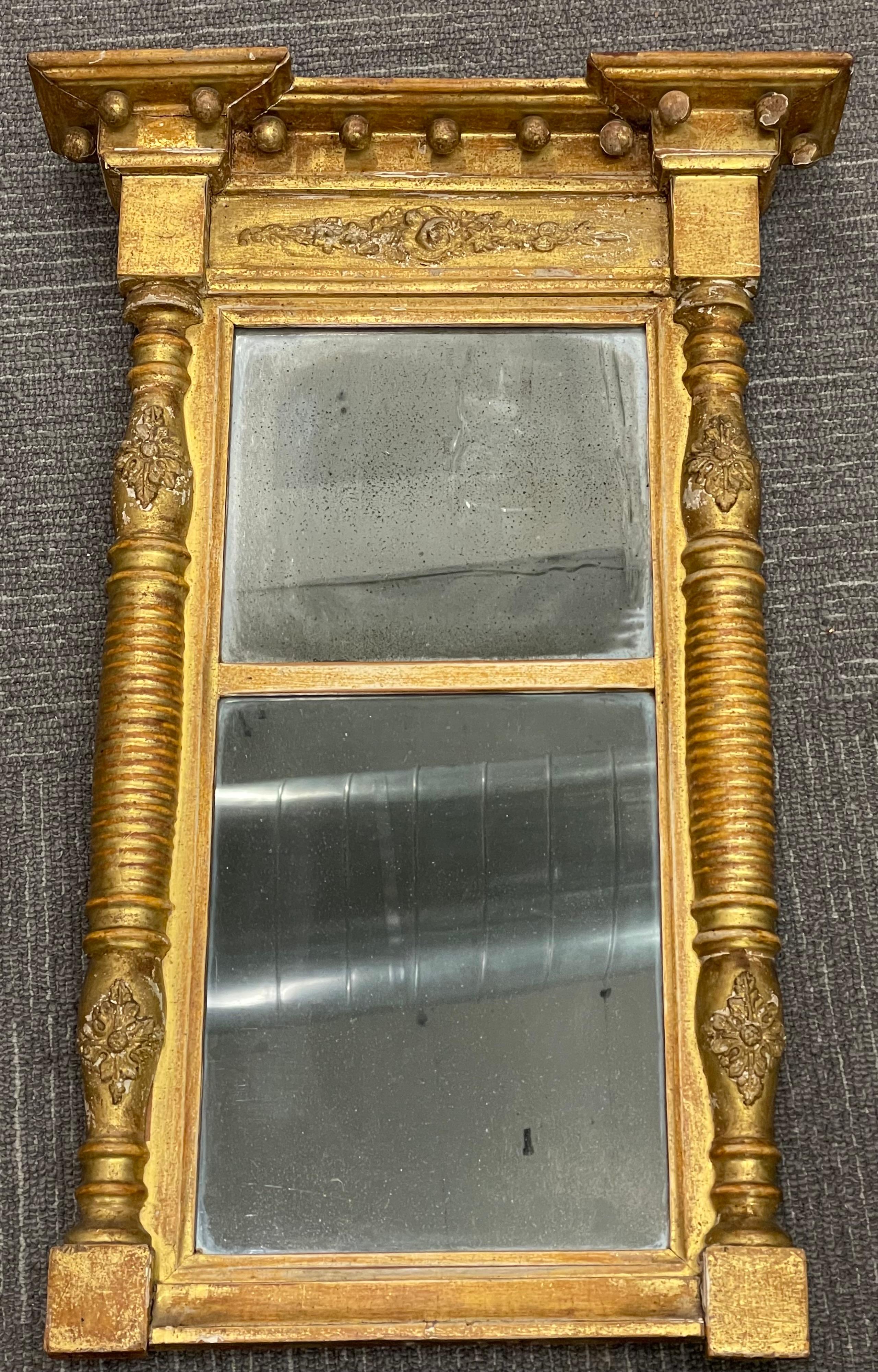 19th Century Empire Style Wall or Table Mirror For Sale 8
