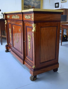 19th Century, Empire Wood Sideboard by H.F. Jansen & Zonen