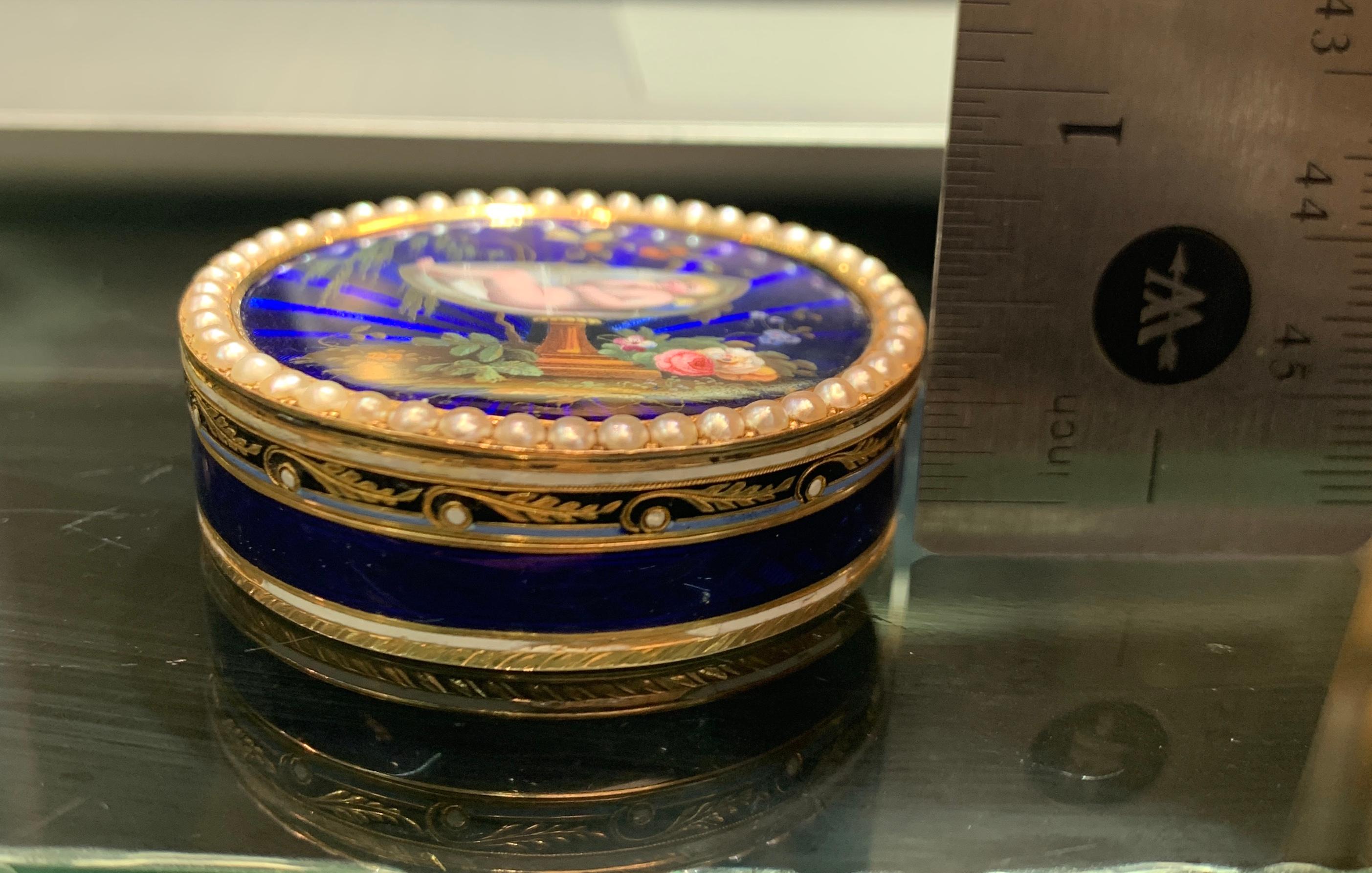 19th Century Enamel Snuff Box 7