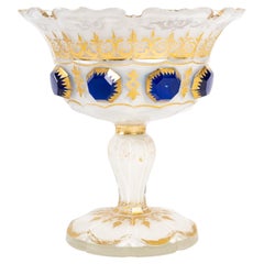 19th Century Enamelled Opaline Bowl