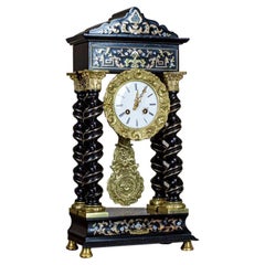 19th Century Encrusted Mantel Clock