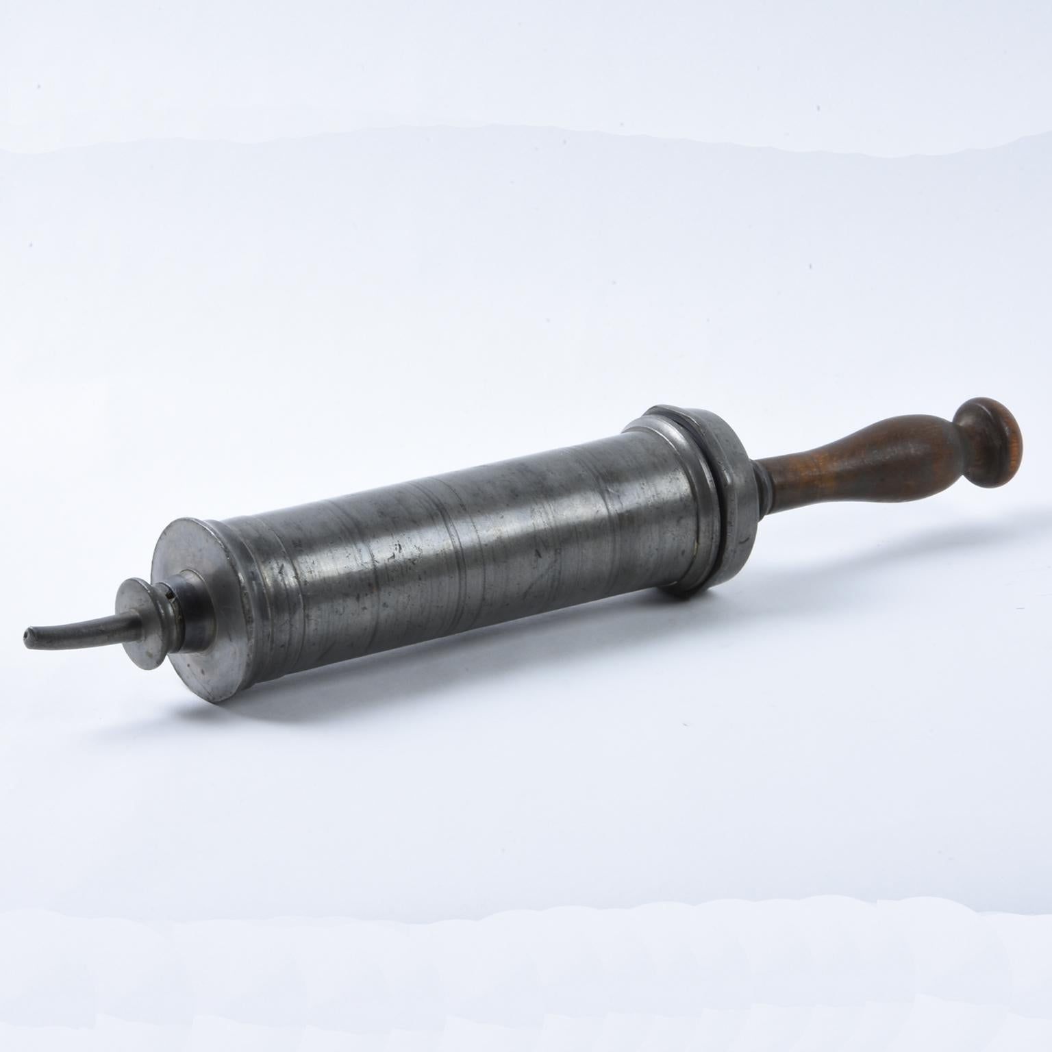 19th century Enema Syringe, circa 1830.