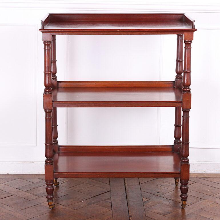 19th Century English 3-Tier Server or Dumbwaiter 4