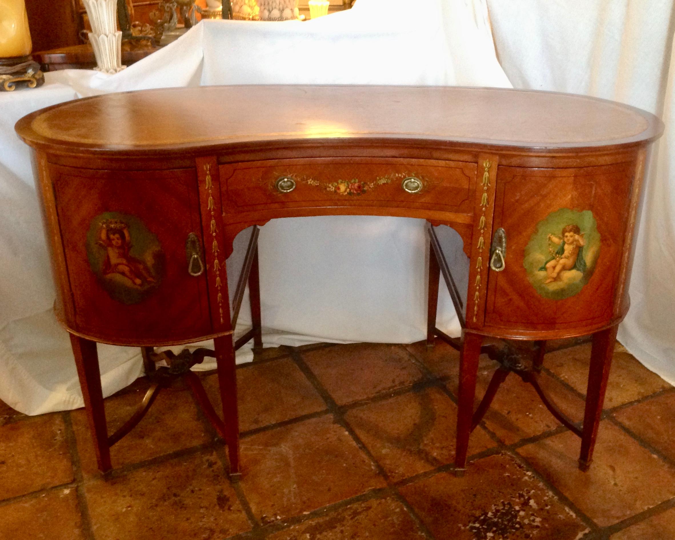 19th Century English Adam Style Vanity In Good Condition For Sale In West Palm Beach, FL