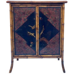 19th Century English Aesthetic Movement Bamboo and Lacquer