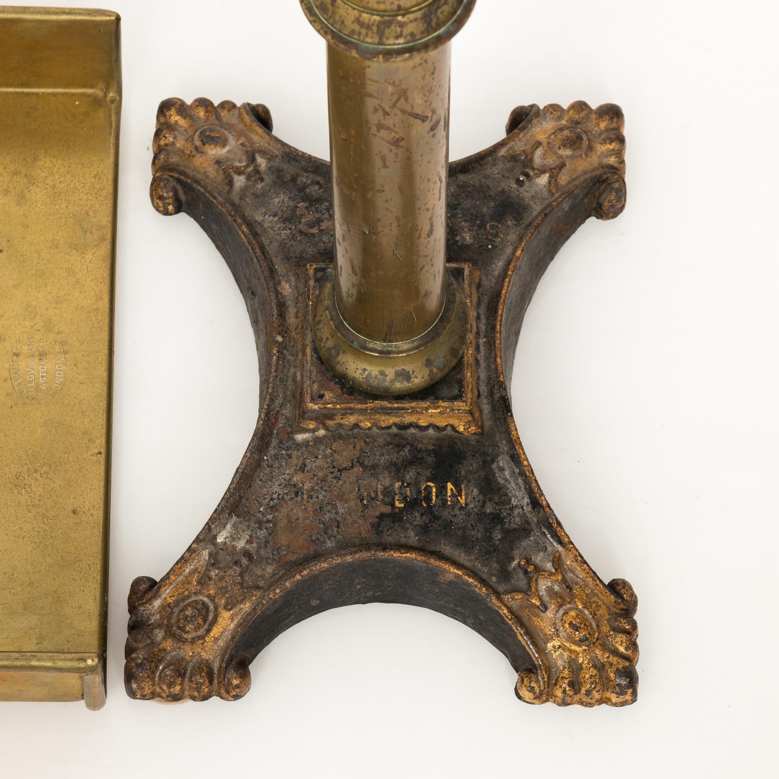 19th Century English and Brass Iron Scale 12