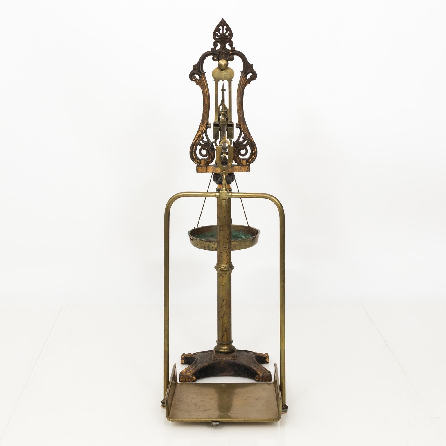 19th Century English and Brass Iron Scale 5