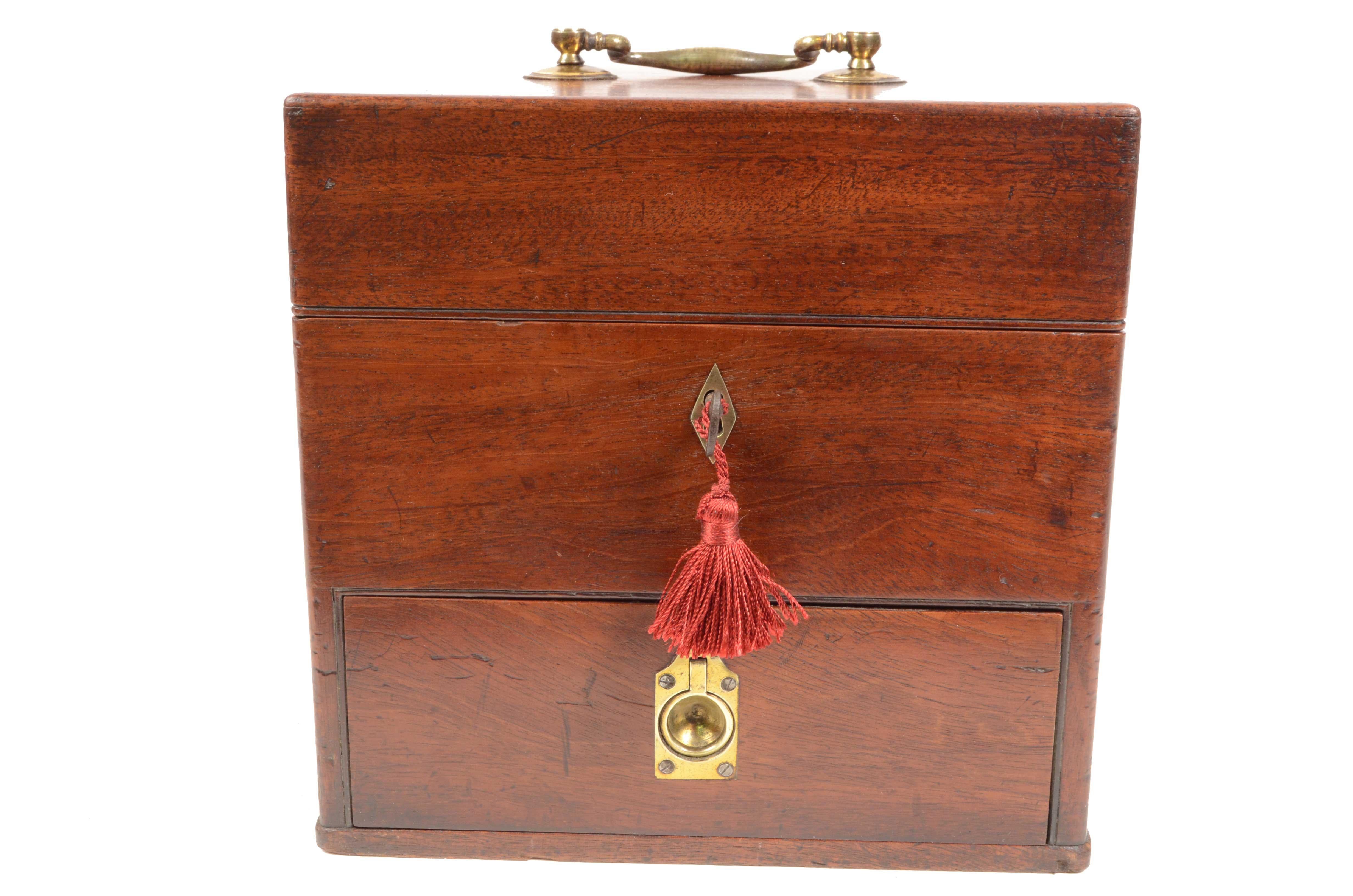 19th Century English Apothecary Cabinet Antique Set Marine Navigation 8