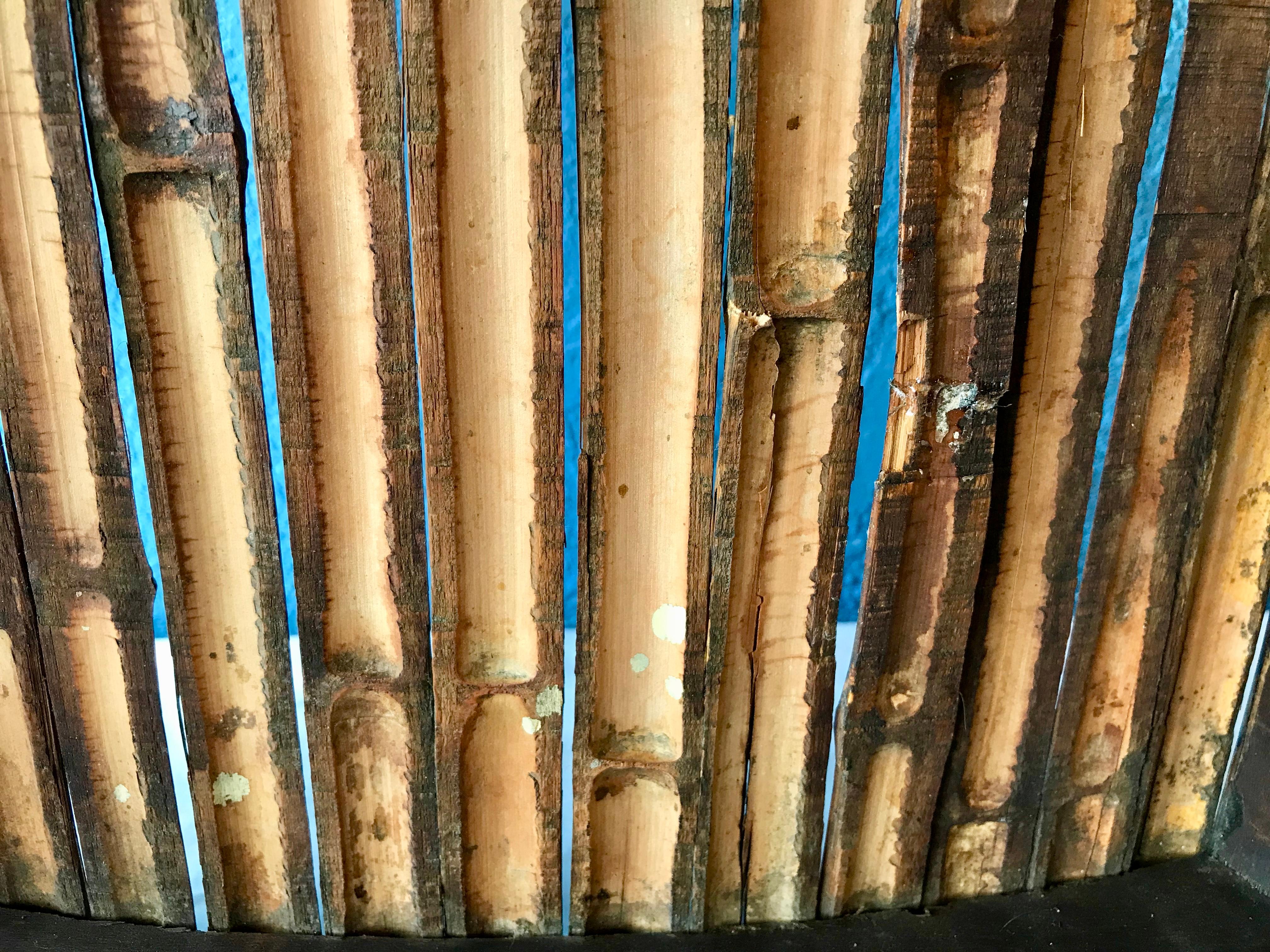 19th Century English Bamboo Bench 10