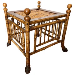 19th Century English Bamboo Bench