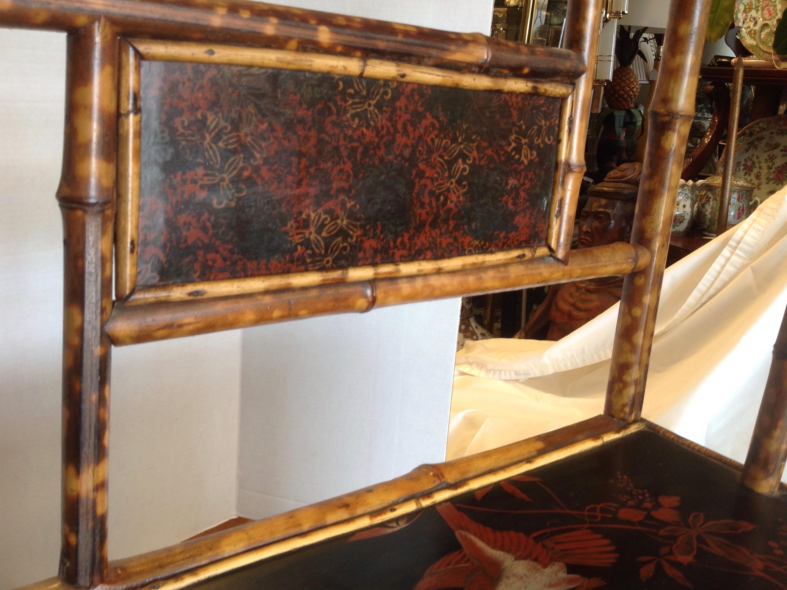 19th Century English Bamboo Bookcase / Cabinet 4