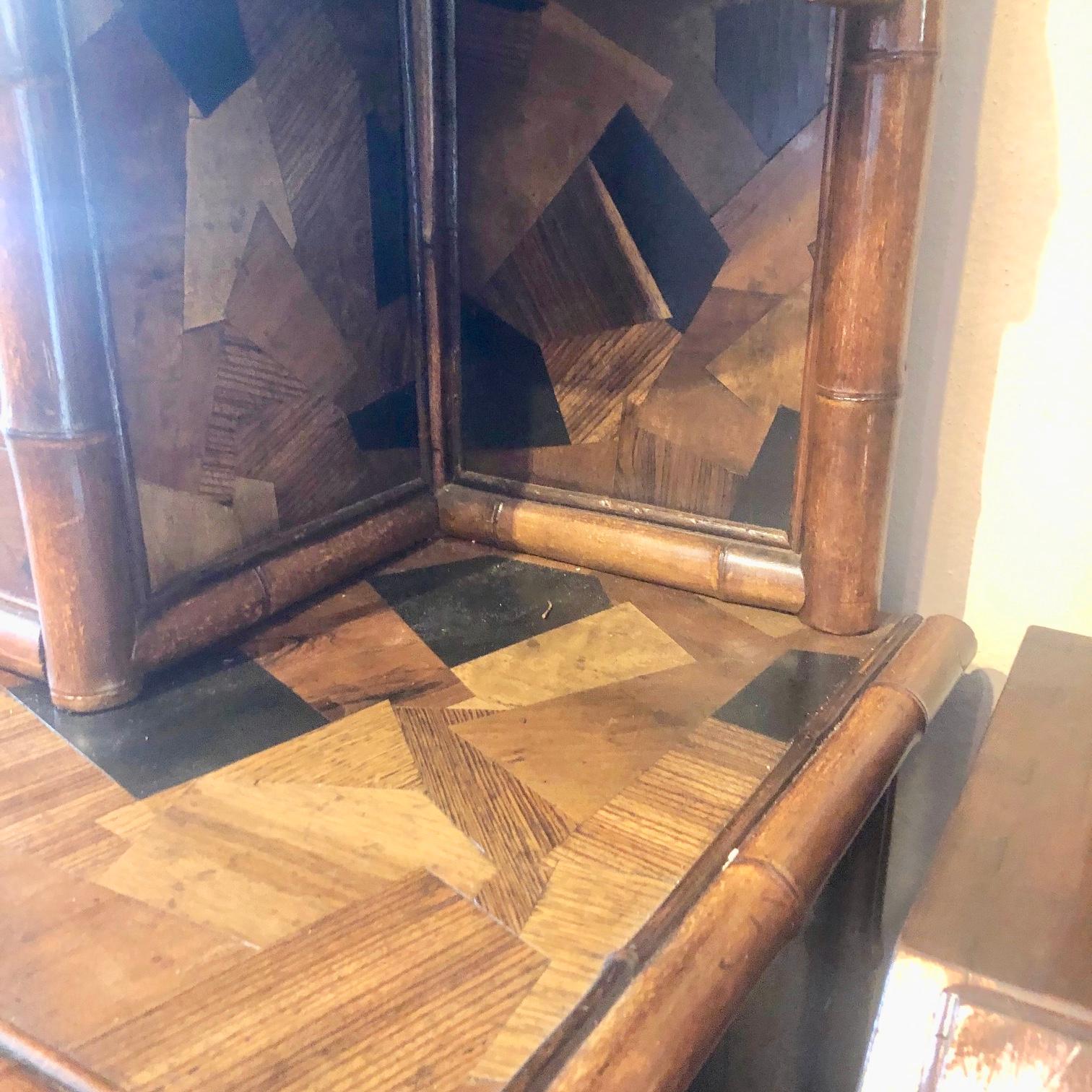 19th Century English Bamboo Bookcase 6