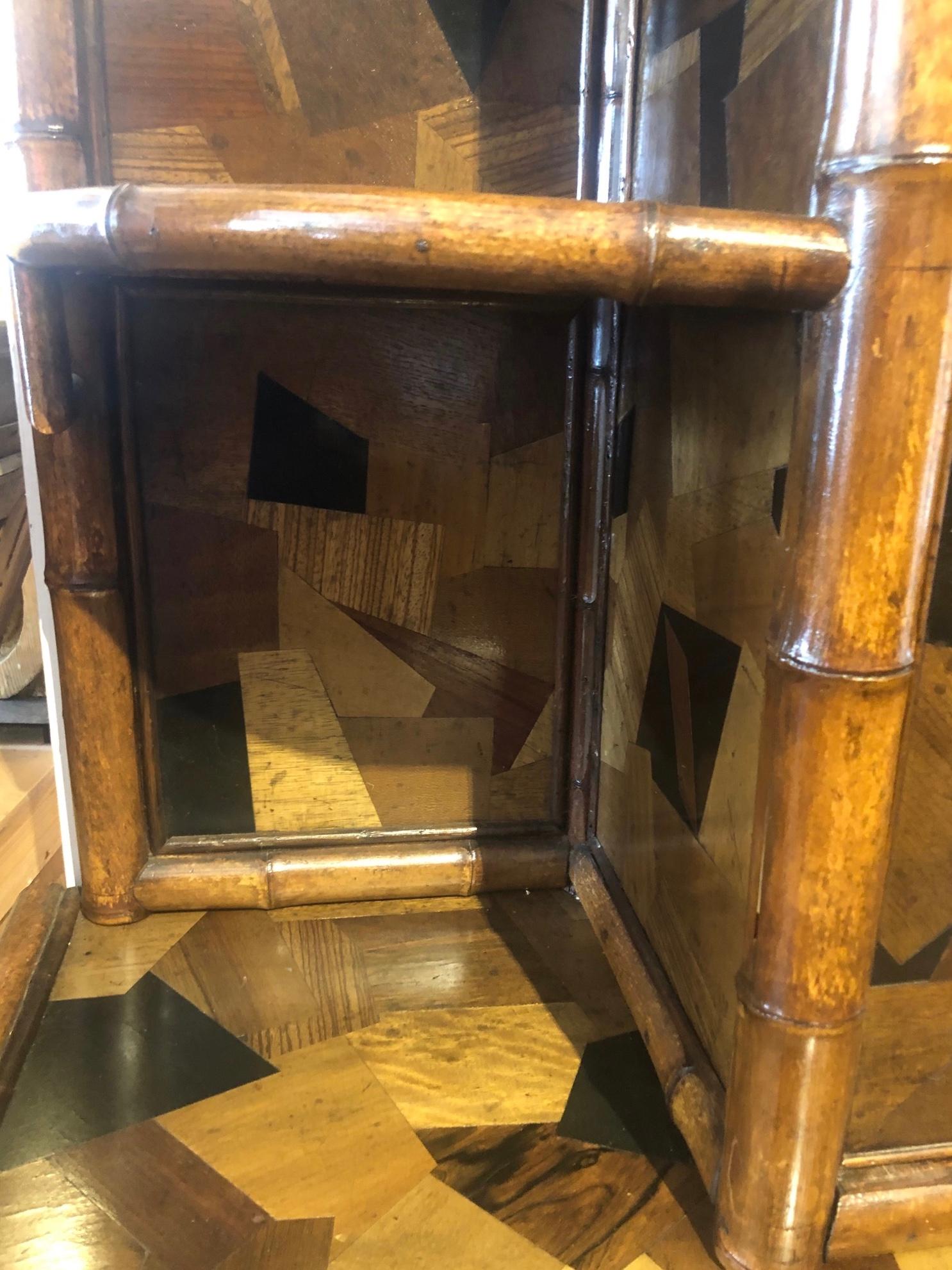 19th Century English Bamboo Bookcase 3