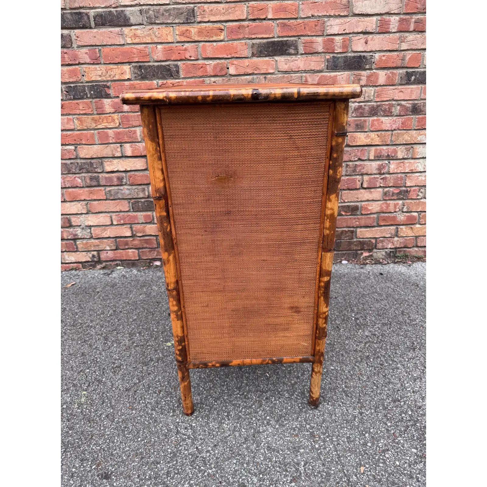 19th Century English Bamboo Dresser For Sale 1