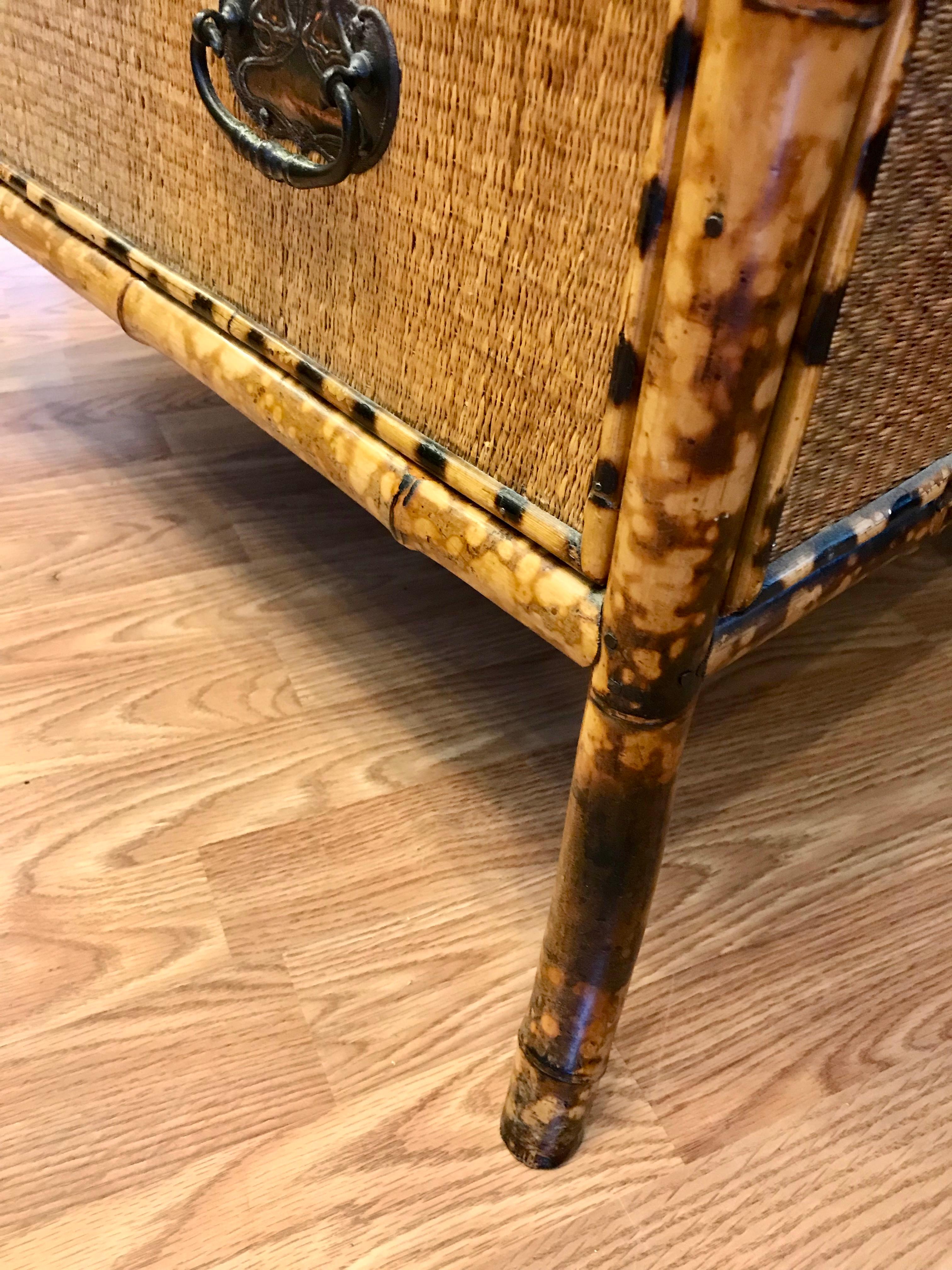 19th Century English Bamboo Gentleman 's Chest / Dresser 9