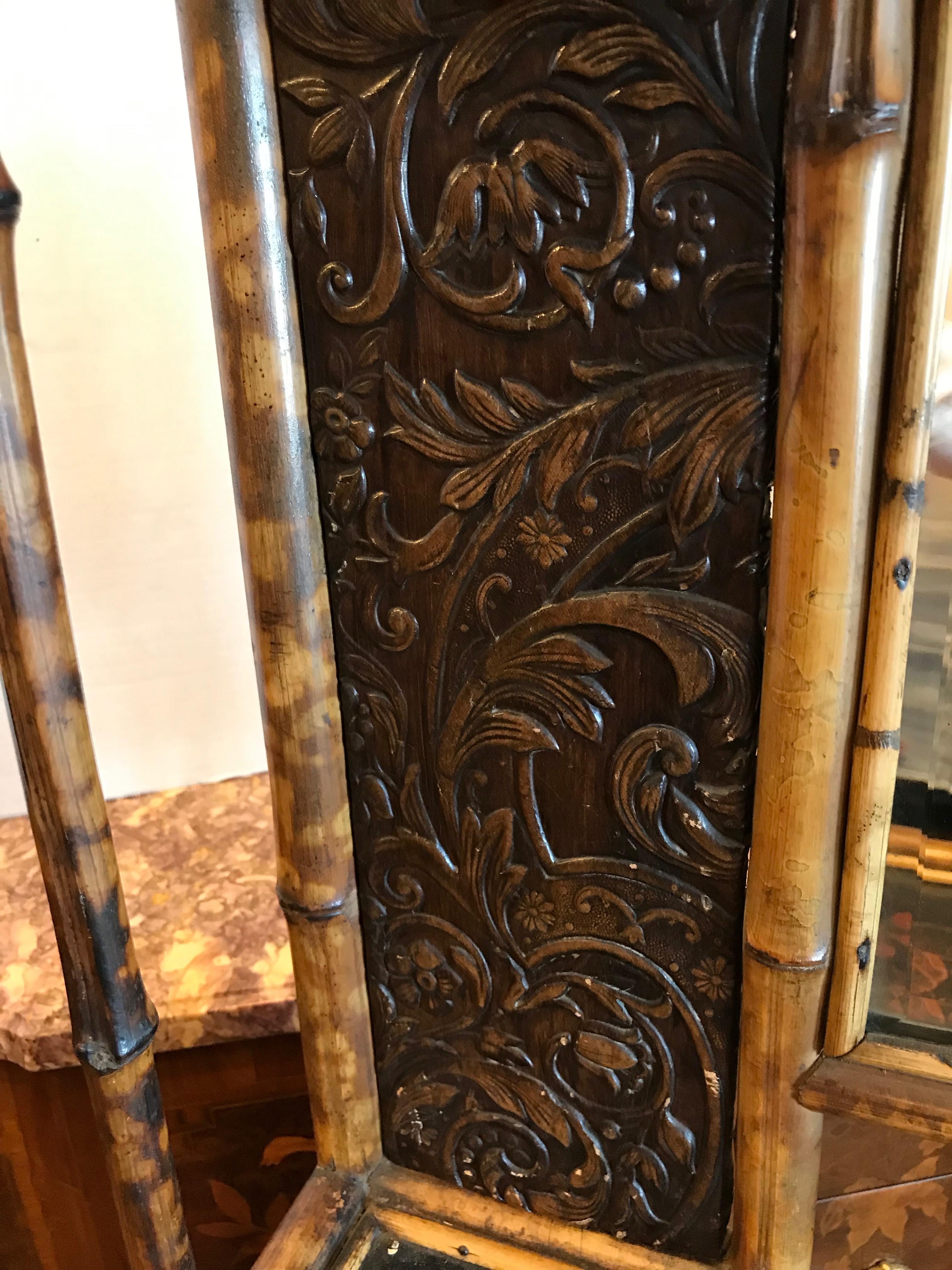 Englischer Bambus-Beistellschrank / Bücherregal aus dem 19. Jahrhundert im Angebot 13