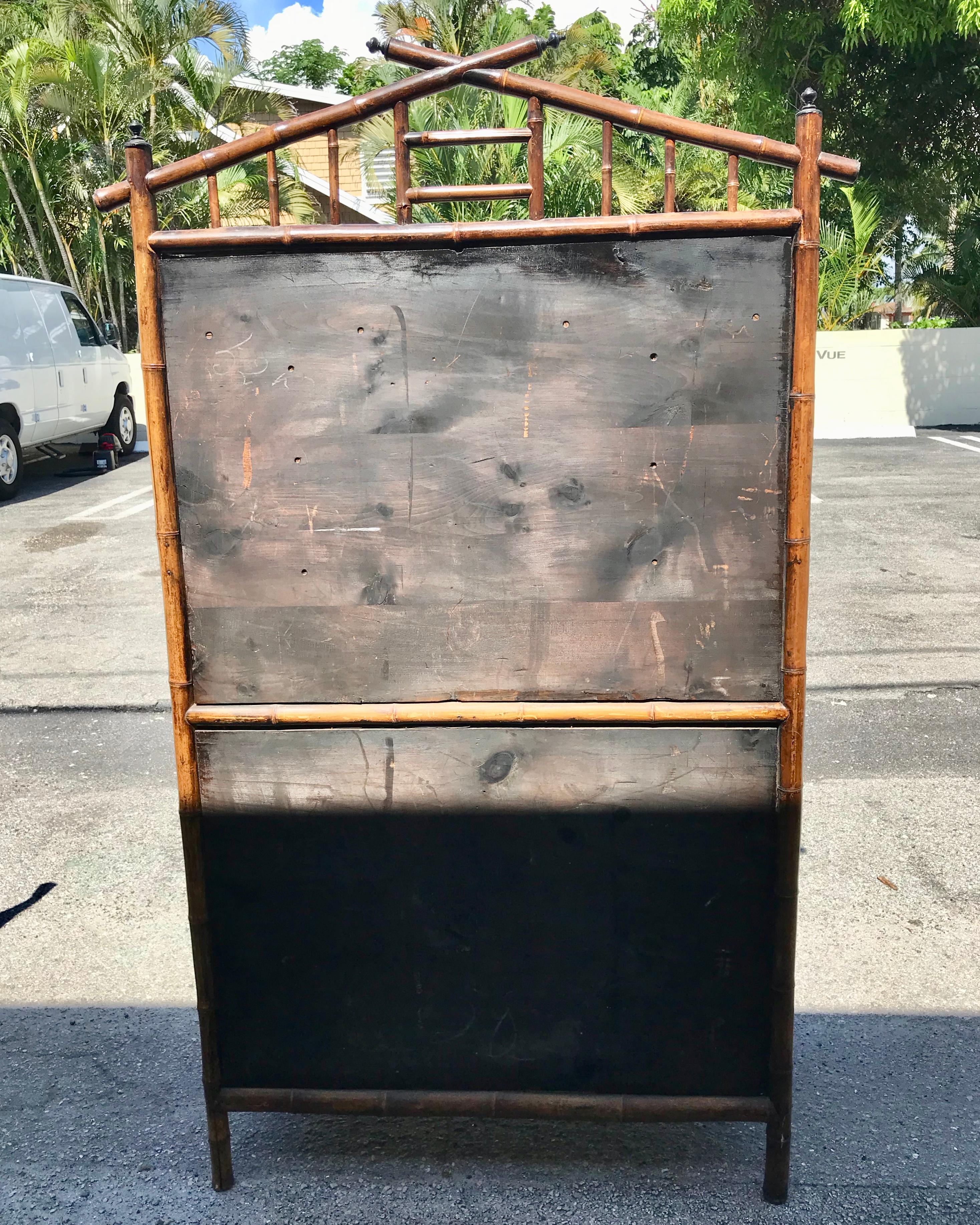19th Century English Bamboo Side Cabinet / Buffet For Sale 13