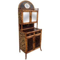 19th Century English Bamboo Side Cabinet 19th Century English Bamboo Side Cabinet