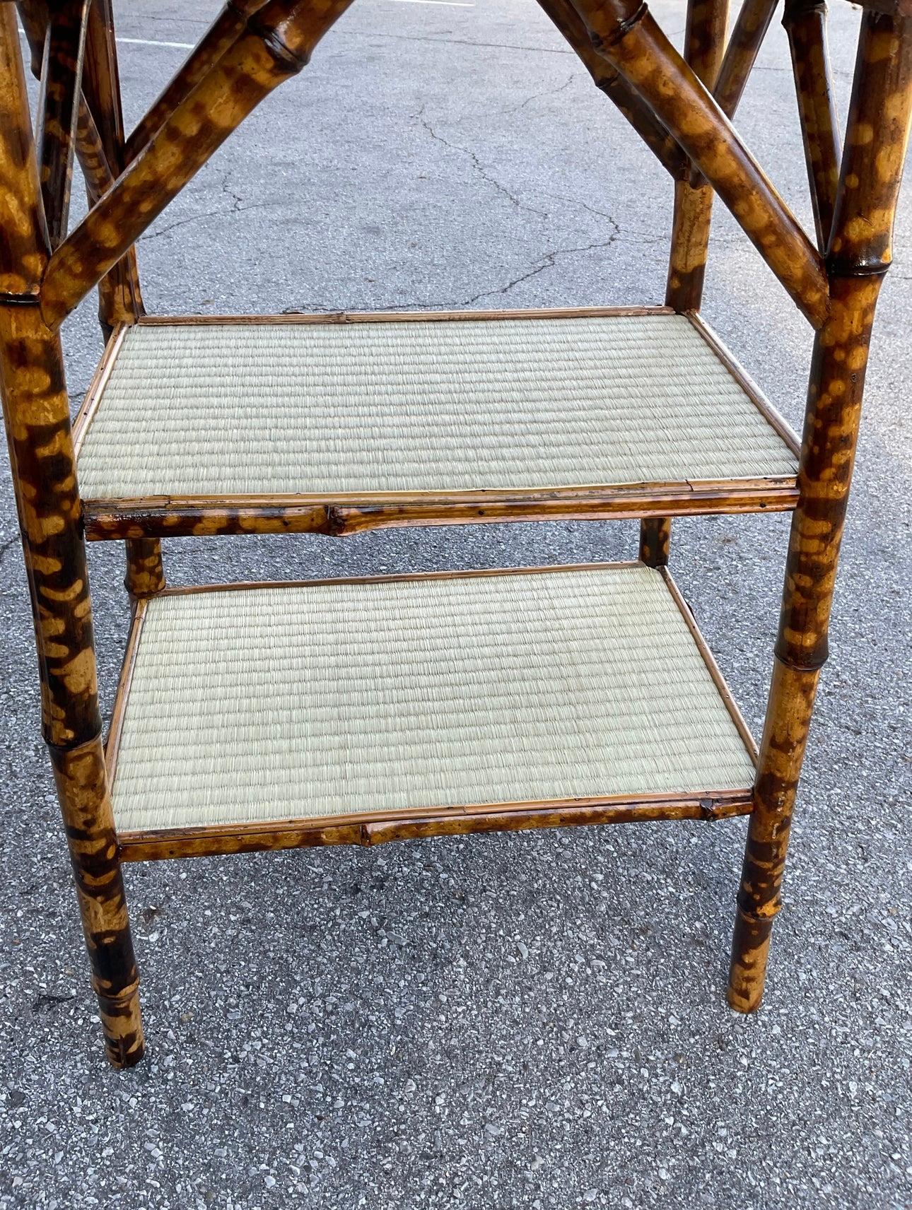 Late 19th Century 19th Century English Bamboo Side Table.  #181 For Sale