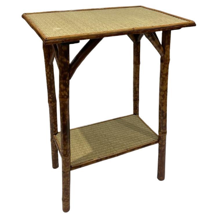 Table D'appoint Design Paris Prix – Bambou Naturel, Rainures, 63cm
