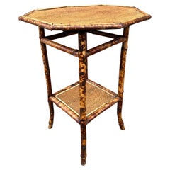 19th Century English Bamboo Side Table