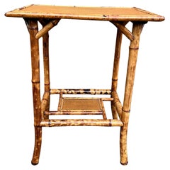19th Century English Bamboo Side Table