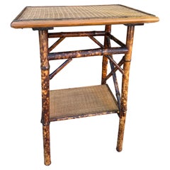 19th Century English Bamboo Side Table