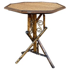 19th Century English Bamboo Side Table