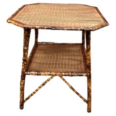 19th Century English Bamboo Side Table