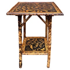 19th Century English Bamboo Side Table
