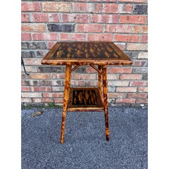 19th Century English Bamboo Table