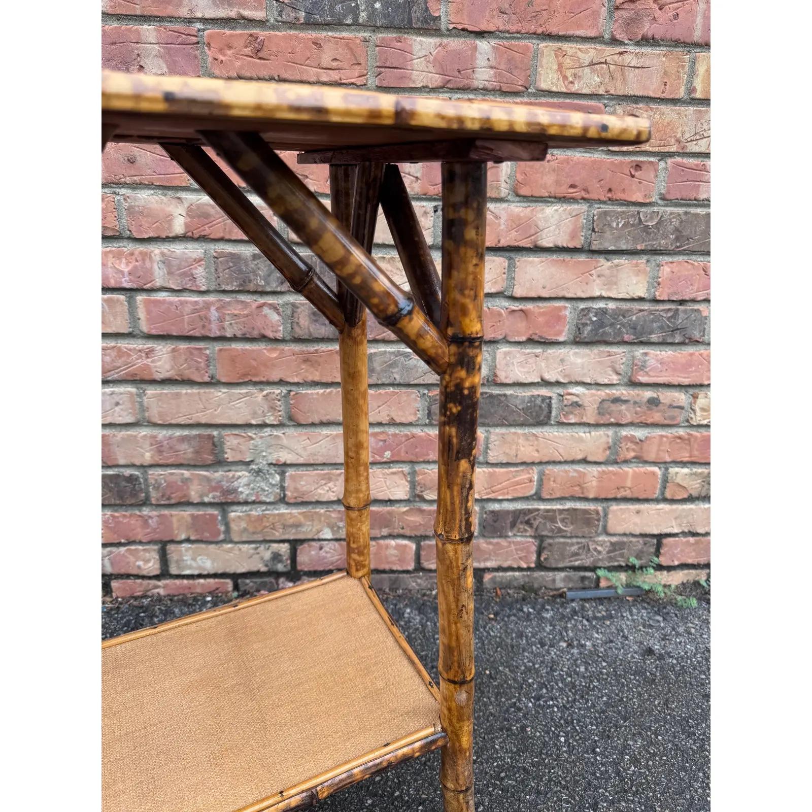 19th Century English Bamboo Table In Good Condition For Sale In Nashville, TN