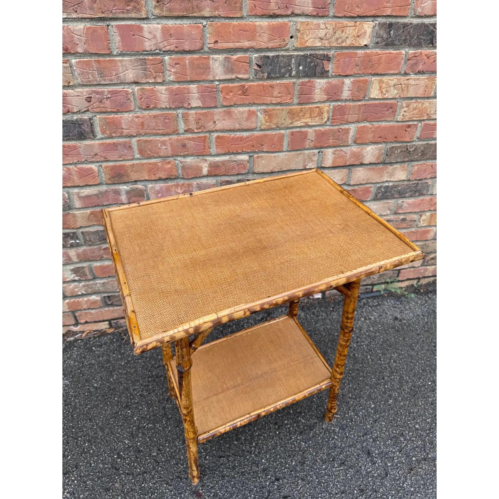 19th Century English Bamboo Table For Sale 1